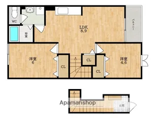 サンモールS【2階】の間取り