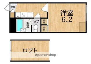 レオパレスMATE(メート)【2階】の間取り