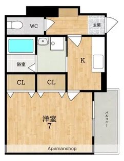 フィオーレ コート【1階】の間取り