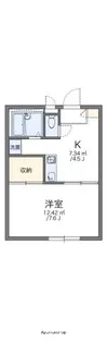 レオパレス相楽台【1階】の間取り