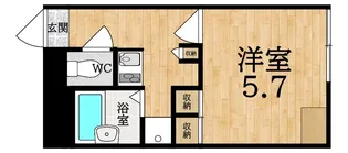 レオパレスYOU池沢【1階】の間取り