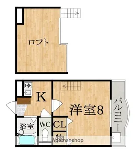 グレースビュー壱番館【3階】の間取り