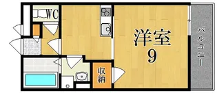 クレイノコミンチャーレドゥーエ【203号室】の間取り