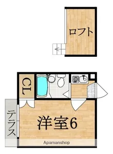 グランデ高天【1階】の間取り