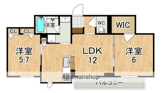 ベレオ大町【3階】の間取り