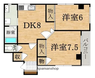 ナウ・アット・ワン【3階】の間取り