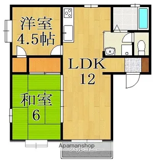 ベルメゾン?【1階】の間取り