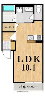 ラ・セゾン・フェリーチェ【101号室】の間取り