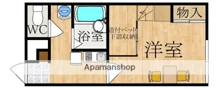 レオパレスニューエイジ【202号室】の間取り