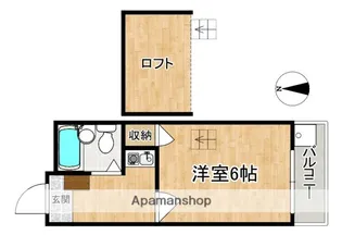 法蓮町第3マンション【2階】の間取り