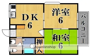 グランディーナ左京パートIII【2階】の間取り