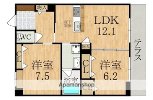 きたまちスクエア【1階】の間取り