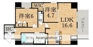 エレガント西大寺【3階】の間取り