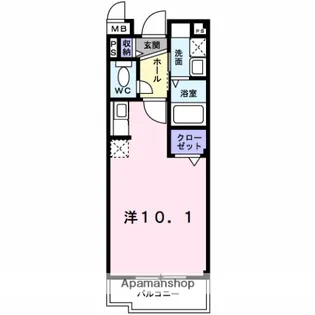 アベニュー【3階】の間取り