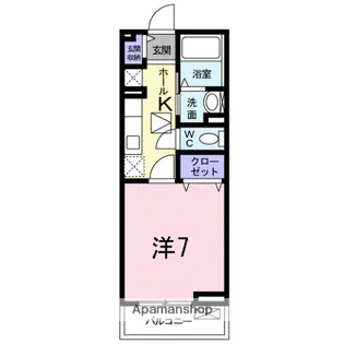 カモミール万葉【1階】の間取り