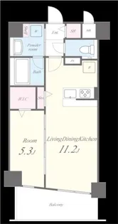SOLE CEDAR 西大寺【0202号室】の間取り
