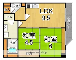 メゾン・デ・アムール【2階】の間取り