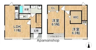 R&Kならまち【1階】の間取り