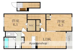 グレイス加茂I【2階】の間取り