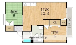 セジュール・マルコ【2階】の間取り