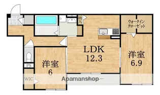 トゥールモンド曽我【3階】の間取り