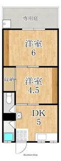 光栄ハイツ【1階】の間取り