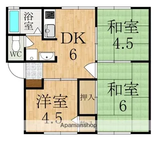 サンシティ エクセルハイツ【1階】の間取り