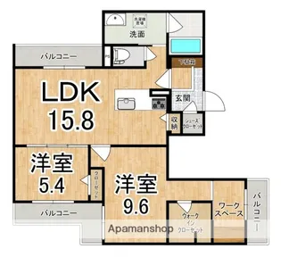 DRAGO Ⅱ【3階】の間取り