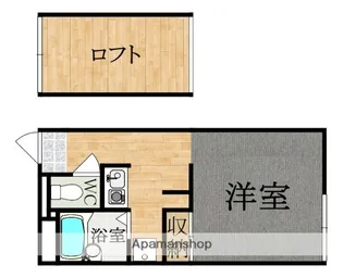 レオパレス冨田Ⅲ【1階】の間取り