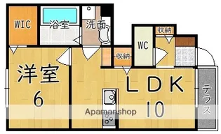 シャルム フルーレⅡ【1階】の間取り