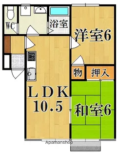 マウンテンビラ【1階】の間取り