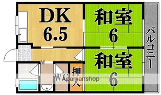 ハタハイツ【2階】の間取り