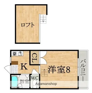 プチ聖和【2階】の間取り