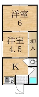 阿波乃荘【2階】の間取り