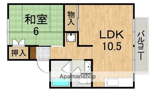 セジュール元町【1階】の間取り