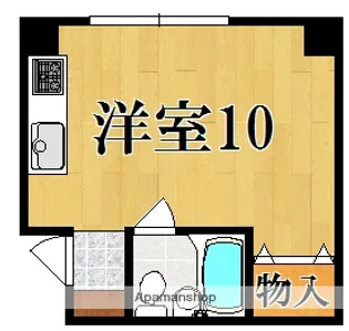 レジデンス西大寺【1階】の間取り