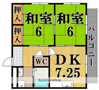シャルム星和台【3階】の間取り