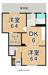 シュウメゾンA【1階】の間取り