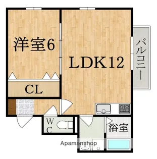 RETOUR UMEDA【1階】の間取り