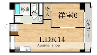 東生駒8番館【4階】の間取り