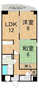 グランドール王寺【6階】の間取り