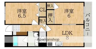 タワーアラモード【1階】の間取り
