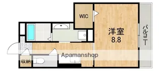 テレザート光台【3階】の間取り