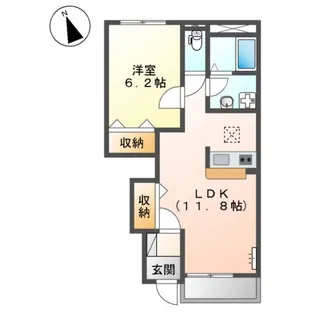 グリーンステージ【1階】の間取り