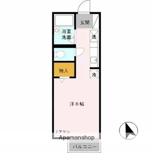 シティパル大宮 B棟【1階】の間取り
