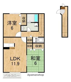 サンテルッツオ【2階】の間取り