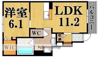 メープル ヴィラ【1階】の間取り
