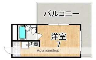 ハイツキャンパス【3階】の間取り