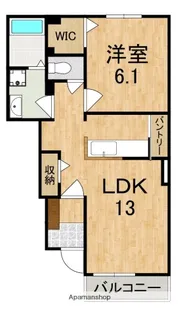 レイクサイドヴィラ王寺【1階】の間取り