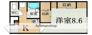 レオパレスYAMADATHREE【2階】の間取り